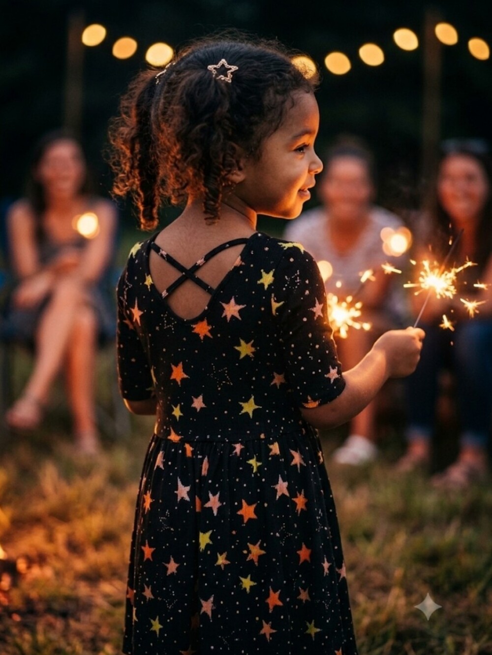 Dot Dot Smile Starfall Ballerina Dress Girls Size 2T Toddler Black Stars